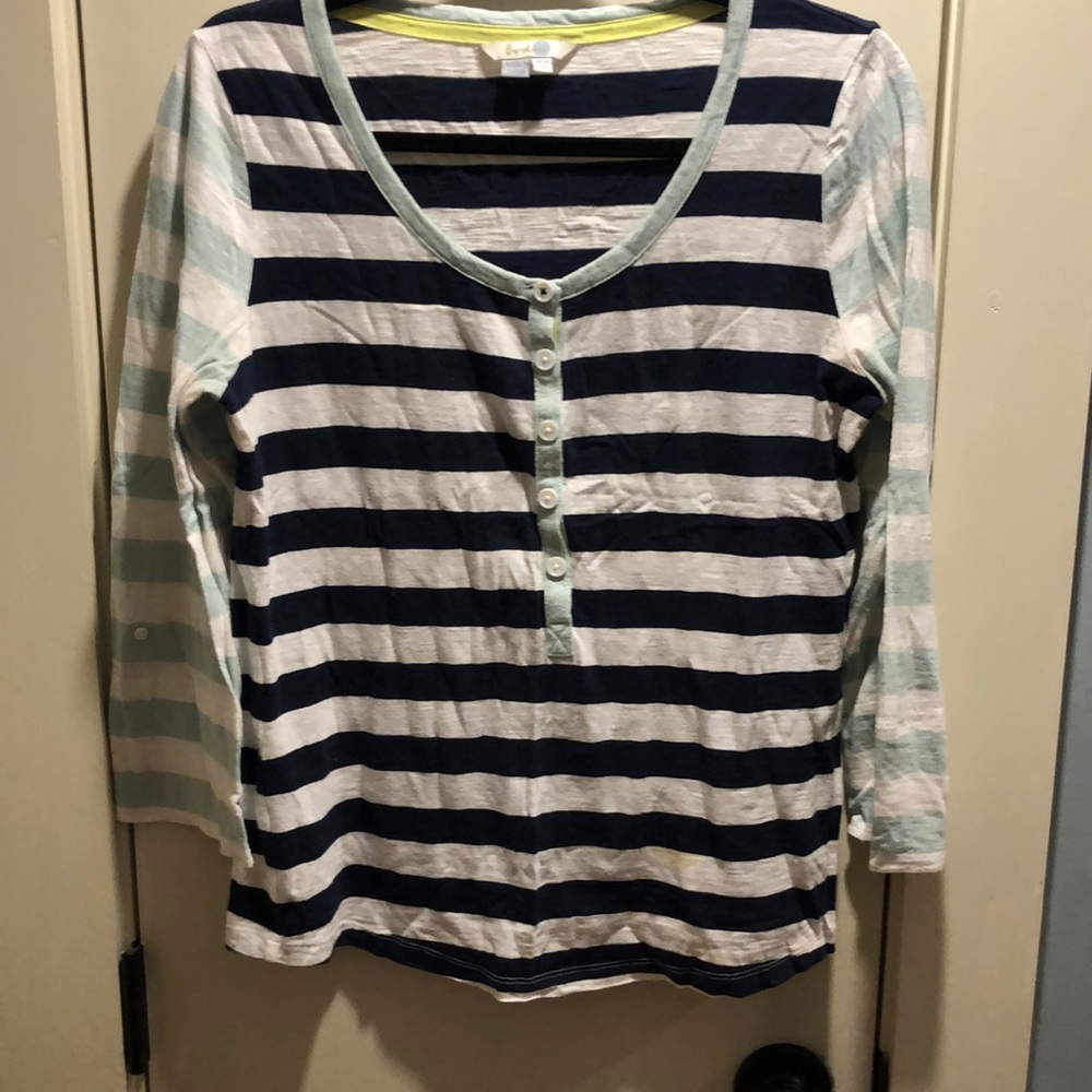Boden Striped Henley Size 8